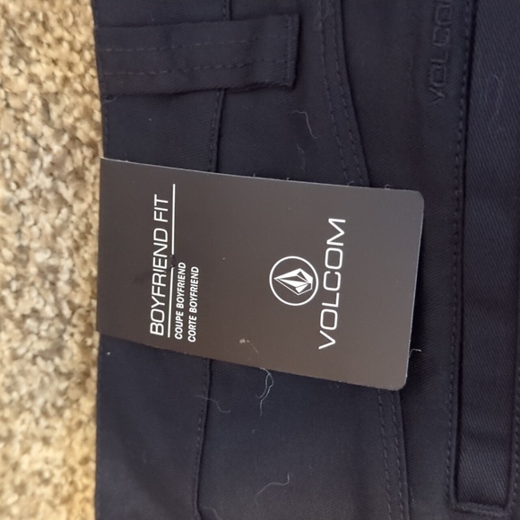 Volcom Frochickie Highrise Ankle Pants Black 26 - Picture 5 of 7